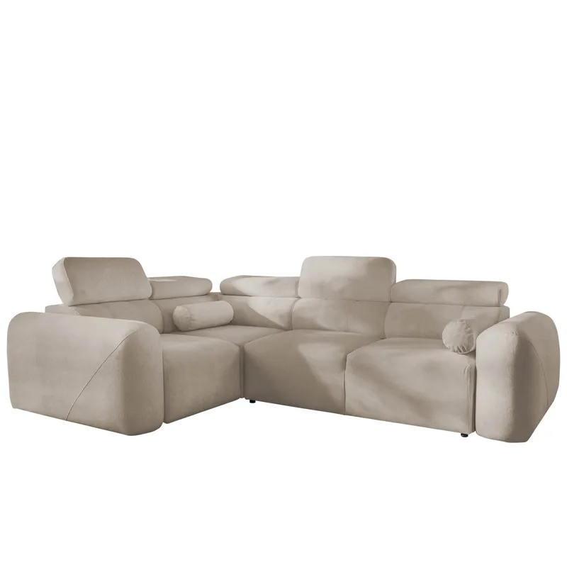 Clement 4-sits Hörnbäddsoffa Vänstervänd, beige