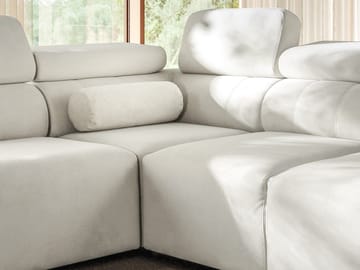 Clement 4-sits Hörnbäddsoffa Vänstervänd - vit - Möbler - Soffa - Bäddsoffa - Hörnbäddsoffa