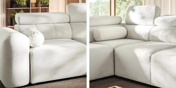 Clement 4-sits Hörnbäddsoffa Vänstervänd - vit - Möbler - Soffa - Bäddsoffa - Hörnbäddsoffa
