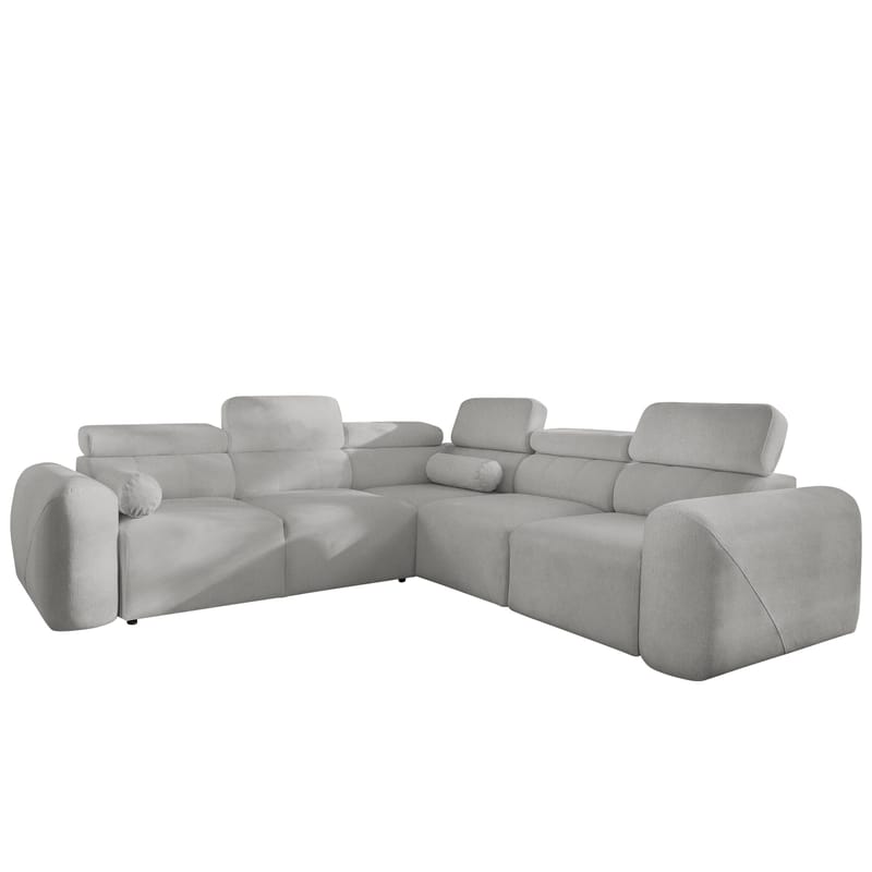 Clement 5-sits Hörnbäddsoffa Högervänd - ljusgrå - Möbler - Soffa - Bäddsoffa - Hörnbäddsoffa