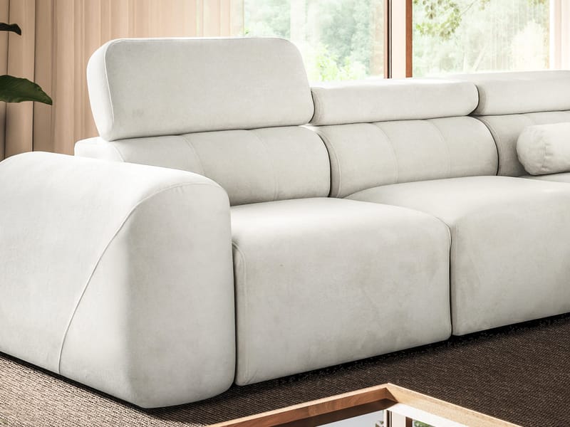 Clement 5-sits Hörnbäddsoffa Högervänd - svart - Möbler - Soffa - Bäddsoffa - Hörnbäddsoffa