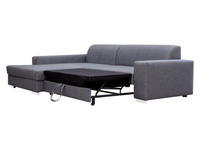 Corvik 3-sits Bäddsoffa med divan och förvaring - vit - Möbler - Soffa - Bäddsoffa - Hörnbäddsoffa