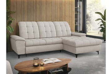 Crystalina Bäddsoffa med Divan 3-sits - Beige - Möbler - Soffa - Bäddsoffa - Bäddsoffa divan