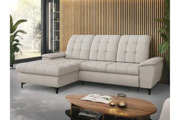 Crystalina Bäddsoffa med Divan 3-sits - Beige - Möbler - Soffa - Bäddsoffa - Bäddsoffa divan