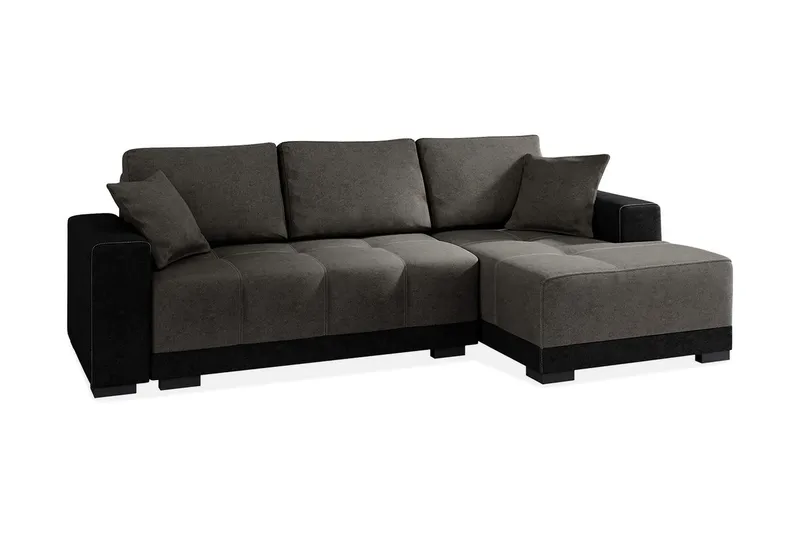 Dallas Divanbäddsoffa 240x140x80 cm - Grå - Möbler - Soffa - Bäddsoffa - Bäddsoffa divan