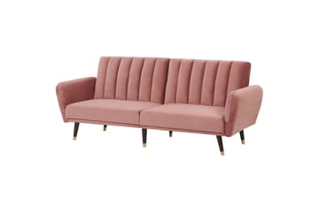 Debrina Bäddsoffa 3-sits - Rosa - Möbler - Soffa - Bäddsoffa - 3 sits bäddsoffa