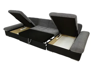 Dewitt Bäddsoffa Dubbeldivan 5-sits - Brun - Möbler - Soffa - Bäddsoffa - U bäddsoffa