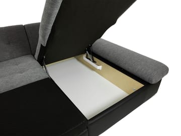 Dewitt Bäddsoffa Dubbeldivan 5-sits - Brun - Möbler - Soffa - Bäddsoffa - U bäddsoffa