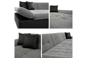 Dewitt Bäddsoffa Dubbeldivan 5-sits - Grön - Möbler - Soffa - Bäddsoffa - Bäddsoffa divan