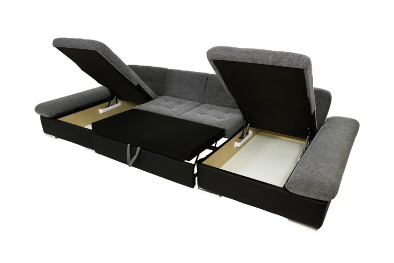 Dewitt Bäddsoffa Dubbeldivan 5-sits - Marinblå - Möbler - Soffa - Bäddsoffa - U bäddsoffa