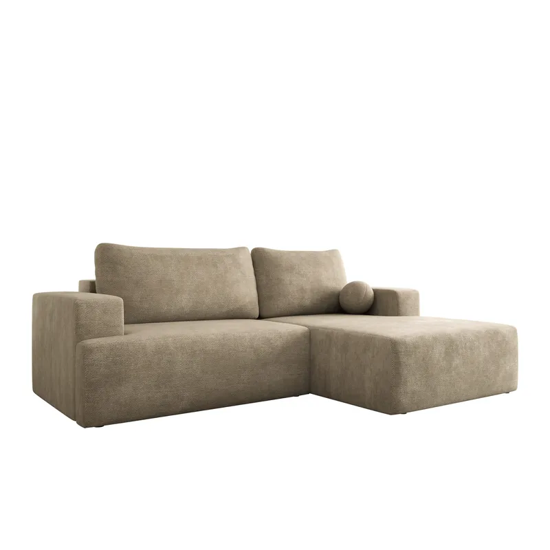 Deylor 3-sits Bäddsoffa med divan, beige