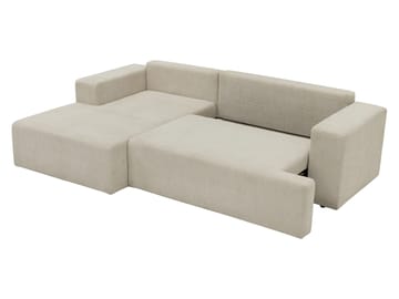 Deylor Bäddsoffa med Divan 3-sits - Beige - Möbler - Soffa - Bäddsoffa - Bäddsoffa divan