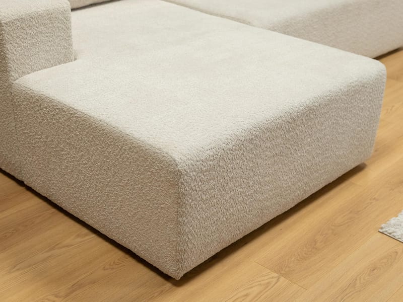 Deylor Bäddsoffa med Divan 3-sits - Beige - Möbler - Soffa - Bäddsoffa - Bäddsoffa divan