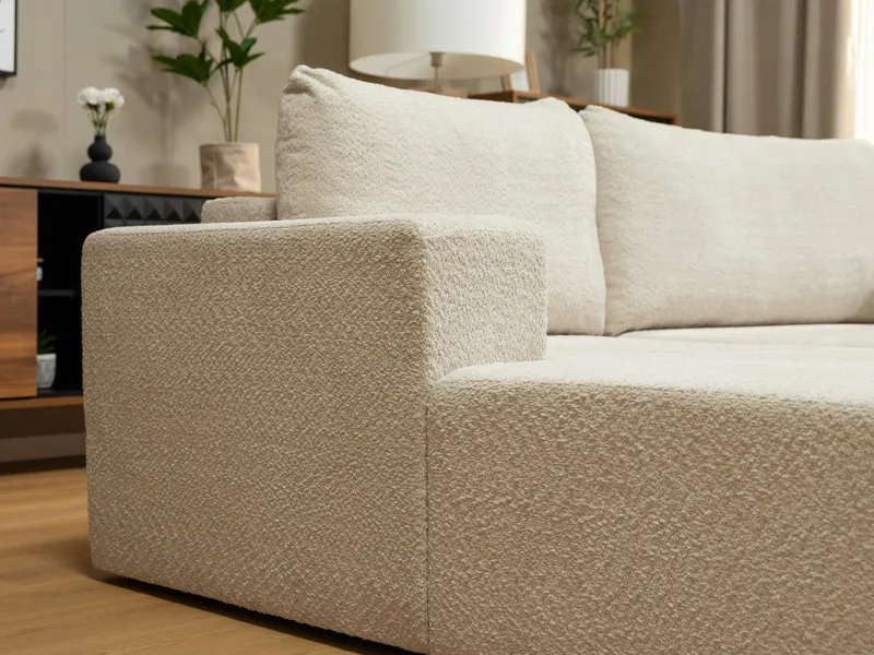 Deylor Bäddsoffa med Divan 3-sits - Beige - Möbler - Soffa - Bäddsoffa - Bäddsoffa divan