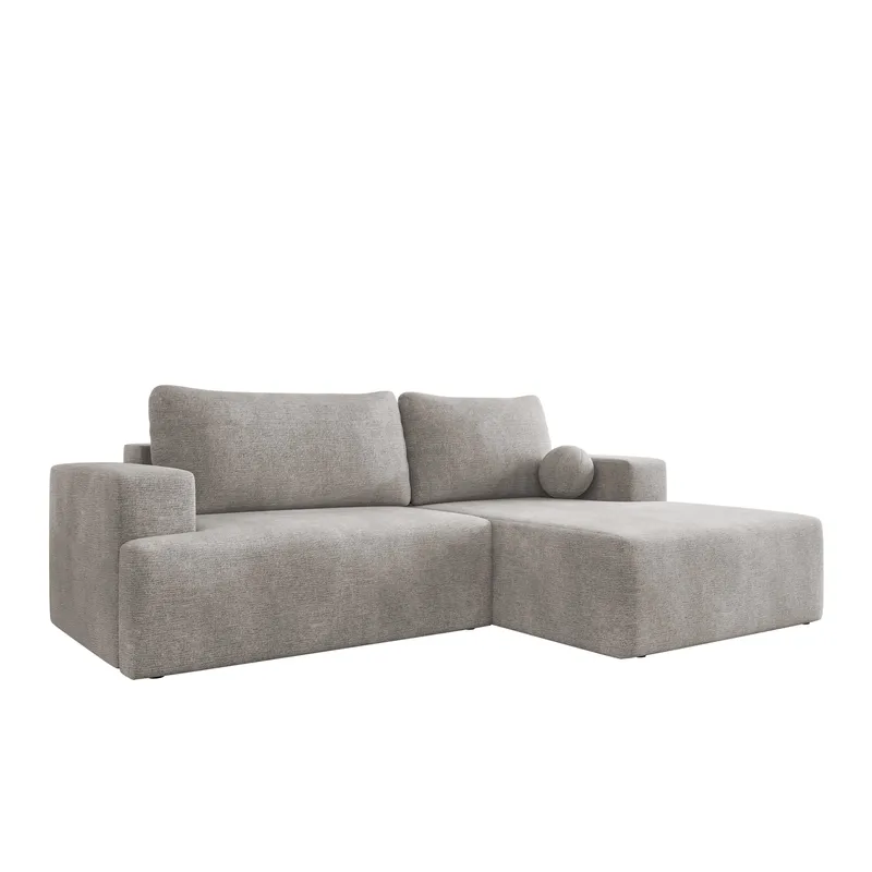 Deylor Bäddsoffa med Divan 3-sits, Grå