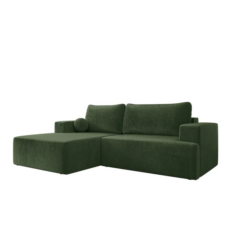 Deylor Bäddsoffa med Divan 3-sits, Grön