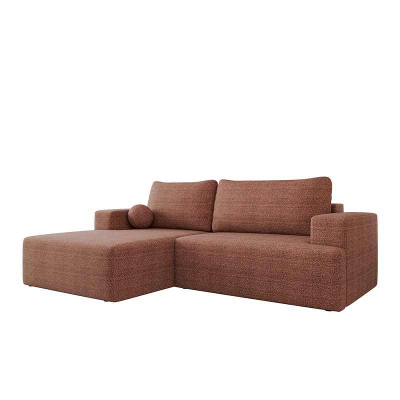 Deylor Bäddsoffa med Divan 3-sits - Rosa - Möbler - Soffa - Bäddsoffa - Bäddsoffa divan