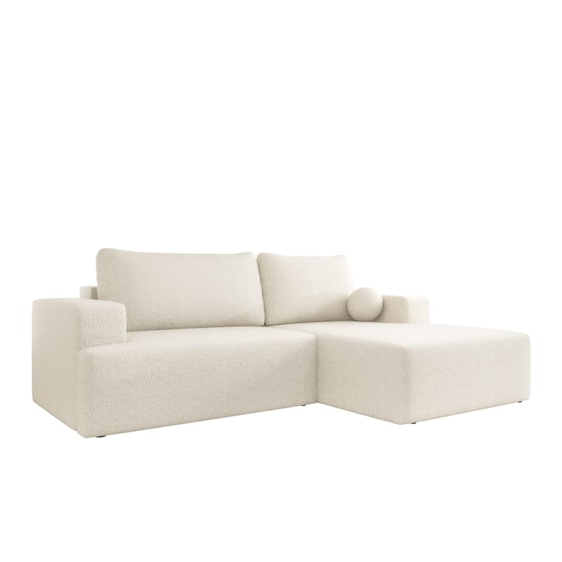 Deylor Bäddsoffa med Divan 3-sits - Vit - Möbler - Soffa - Bäddsoffa - Bäddsoffa divan
