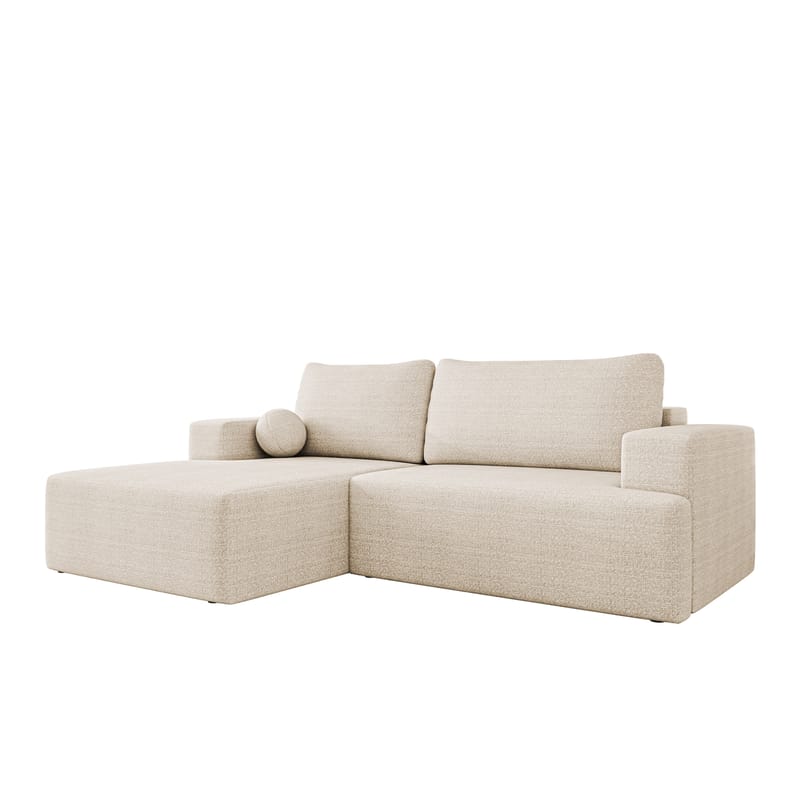Deylor Bäddsoffa med Divan 3-sits - Vit - Möbler - Soffa - Bäddsoffa - Bäddsoffa divan