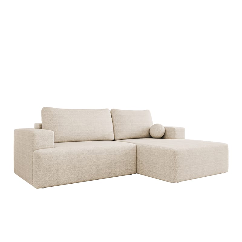 Deylor Bäddsoffa med Divan 3-sits - Vit - Möbler - Soffa - Bäddsoffa - Bäddsoffa divan
