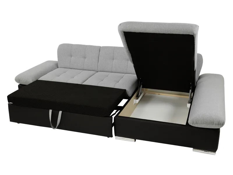 Djerra 3-sits Bäddsoffa med divan och förvaring - Möbler - Soffa - Bäddsoffa - Hörnbäddsoffa