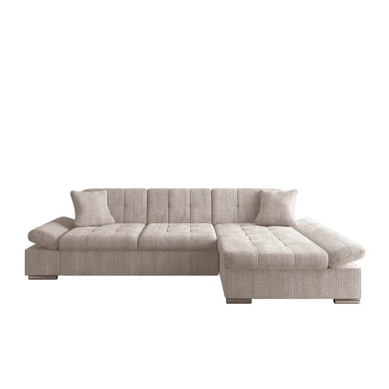 Djerra 3-sits Bäddsoffa med divan och förvaring