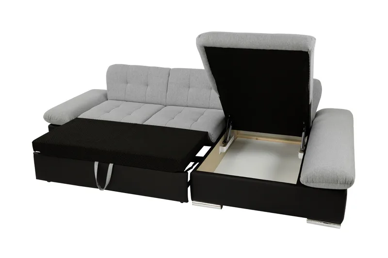 Djerra Bäddsoffa med Divan 3-sits - Beige - Möbler - Soffa - Bäddsoffa - Bäddsoffa divan