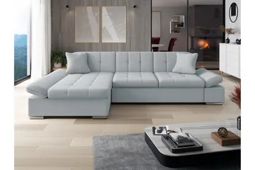 Djerra Bäddsoffa med Divan 3-sits - Blå - Möbler - Soffa - Bäddsoffa - Bäddsoffa divan