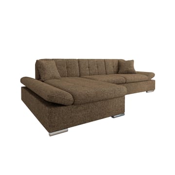 Djerra Bäddsoffa med Divan 3-sits - Brun - Möbler - Soffa - Bäddsoffa - Bäddsoffa divan