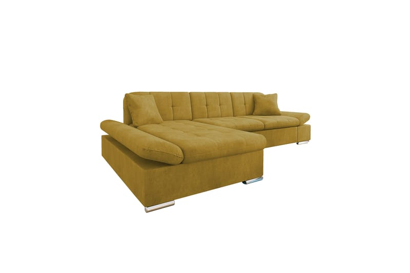 Djerra Bäddsoffa med Divan 3-sits - Gul - Möbler - Soffa - Bäddsoffa - Bäddsoffa divan
