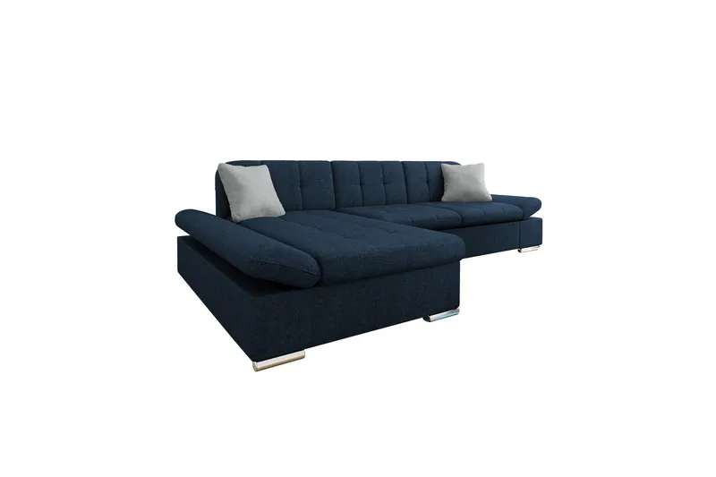 Djerra Bäddsoffa med Divan 3-sits - Marinblå - Möbler - Soffa - Bäddsoffa - Bäddsoffa divan