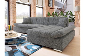 Djerra Bäddsoffa med Divan 3-sits - Marinblå - Möbler - Soffa - Bäddsoffa - Bäddsoffa divan