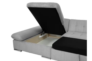 Djerra Bäddsoffa med Divan 3-sits - Orange - Möbler - Soffa - Bäddsoffa - Bäddsoffa divan
