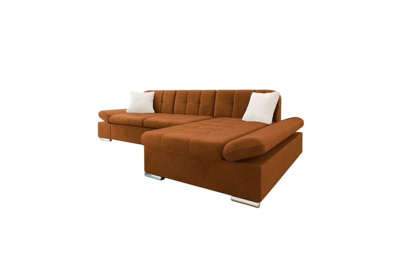 Djerra Bäddsoffa med Divan 3-sits, Orange