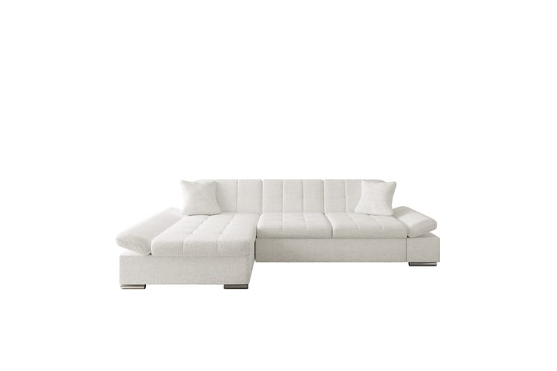 Djerra Bäddsoffa med Divan 3-sits - Vit - Möbler - Soffa - Bäddsoffa - Bäddsoffa divan