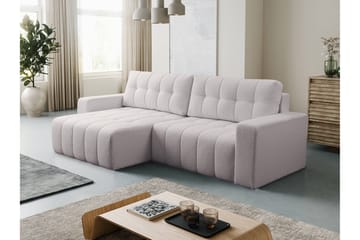 Doryn Bäddsoffa med Divan 3-sits - Grå - Möbler - Soffa - Bäddsoffa - Bäddsoffa divan