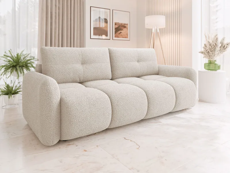 Durven Bäddsoffa 3-sits - Beige - Möbler - Soffa - Bäddsoffa - 3 sits bäddsoffa