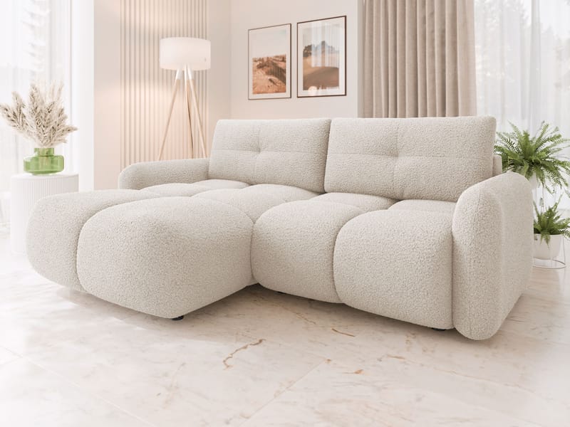 Durven Bäddsoffa 3-sits - Beige - Möbler - Soffa - Bäddsoffa - 3 sits bäddsoffa