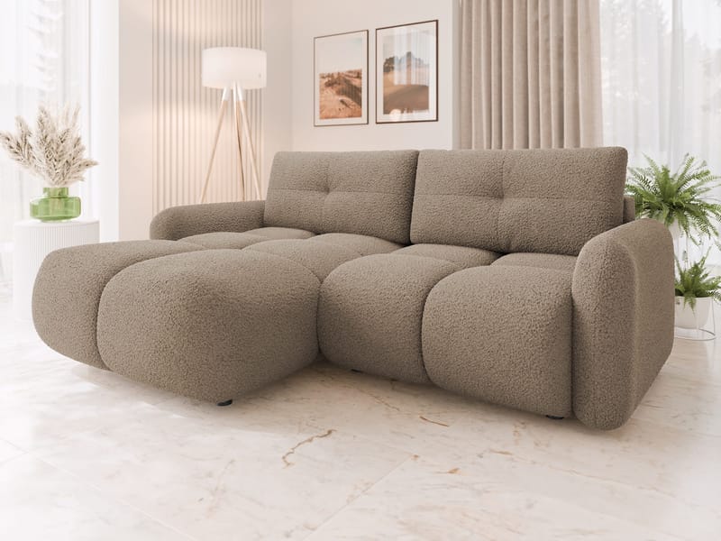 Durven Bäddsoffa 3-sits - Brun - Möbler - Soffa - Bäddsoffa - Bäddsoffa divan