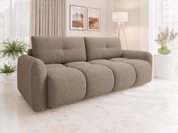Durven Bäddsoffa 3-sits - Brun - Möbler - Soffa - Bäddsoffa - 3 sits bäddsoffa