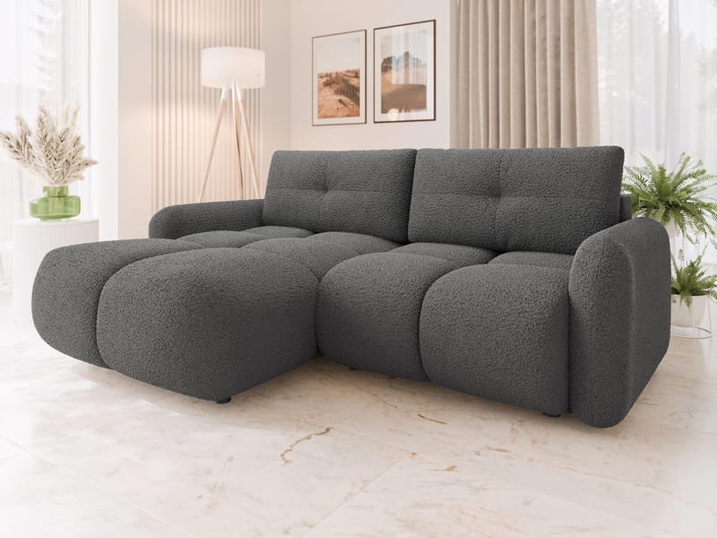 Durven Bäddsoffa 3-sits - Grå - Möbler - Soffa - Bäddsoffa - 3 sits bäddsoffa