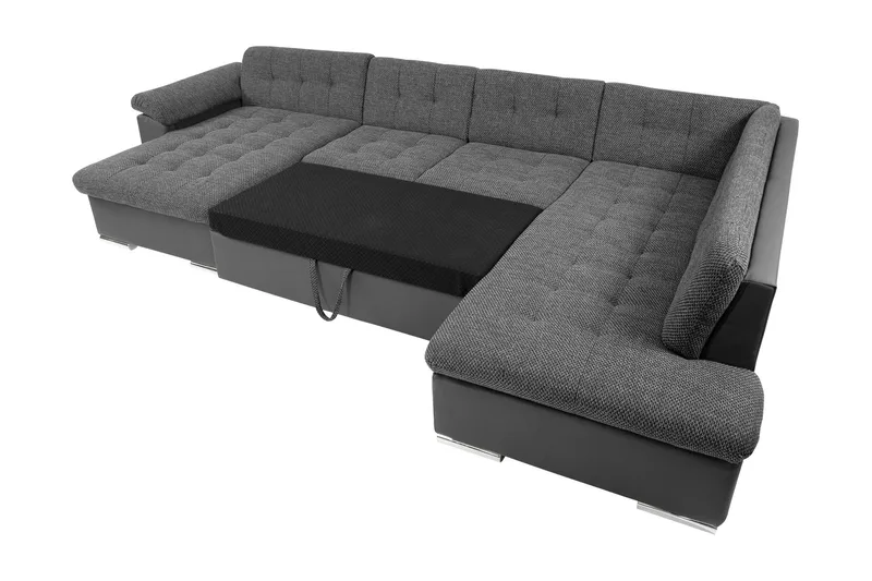 Dynir Bäddsoffa m. Divan och Schäslong 5-sits - Grön - Möbler - Soffa - Bäddsoffa - Bäddsoffa divan