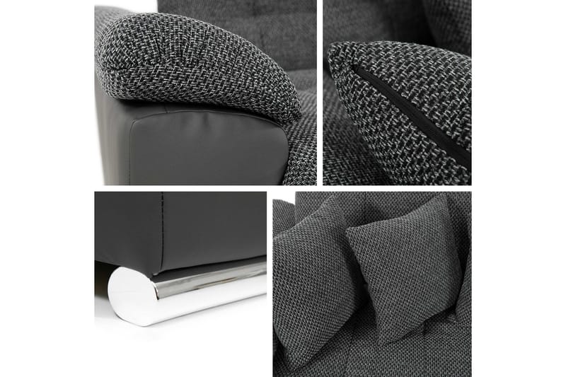 Dynir Bäddsoffa m. Divan och Schäslong 5-sits - Grön - Möbler - Soffa - Bäddsoffa - Bäddsoffa divan