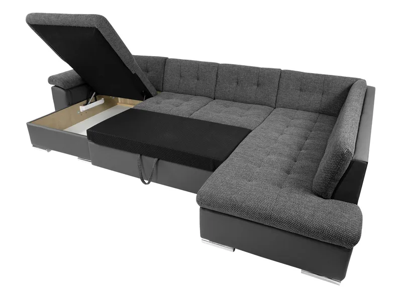 Dynir Bäddsoffa med Divan och Schäslong 5-sits - Beige - Möbler - Soffa - Bäddsoffa - Bäddsoffa divan