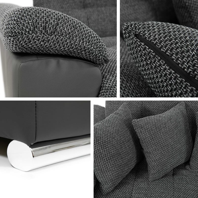 Dynir Bäddsoffa med Divan och Schäslong 5-sits - Beige - Möbler - Soffa - Bäddsoffa - Bäddsoffa divan