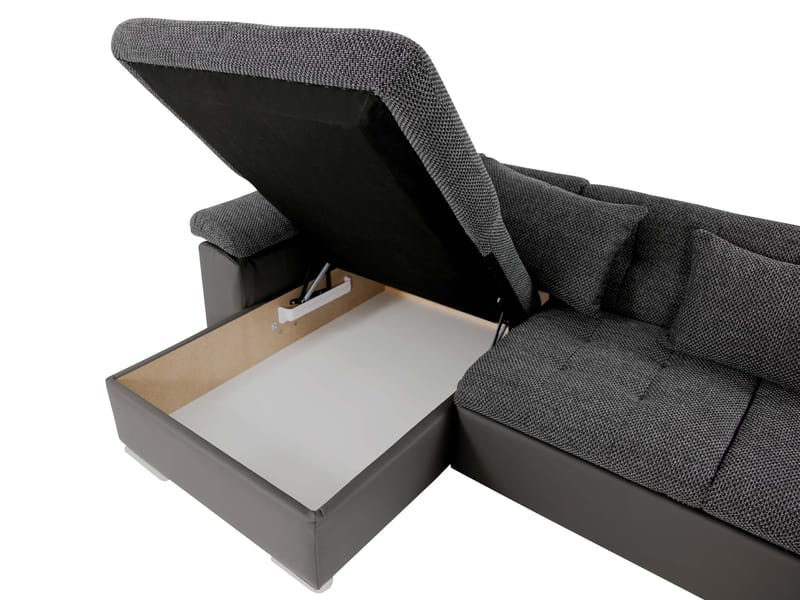 Dynir Bäddsoffa med Divan och Schäslong 5-sits - Beige - Möbler - Soffa - Bäddsoffa - Bäddsoffa divan