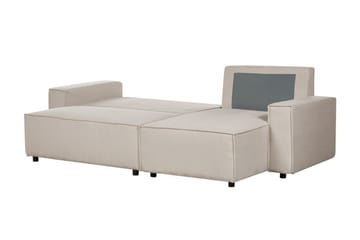 Dyshawn Hörnbäddsoffa 2-sits - Beige/Svart - Möbler - Soffa - Bäddsoffa - Bäddsoffa divan