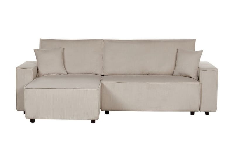 Dyshawn Hörnbäddsoffa 2-sits - Beige/Svart - Möbler - Soffa - Bäddsoffa - Bäddsoffa divan