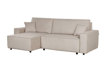 Dyshawn Hörnbäddsoffa 2-sits - Beige/Svart - Möbler - Soffa - Bäddsoffa - Bäddsoffa divan