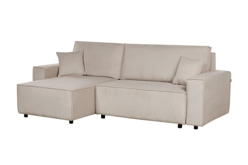 Dyshawn Hörnbäddsoffa 2-sits - Beige/Svart - Möbler - Soffa - Bäddsoffa - Bäddsoffa divan